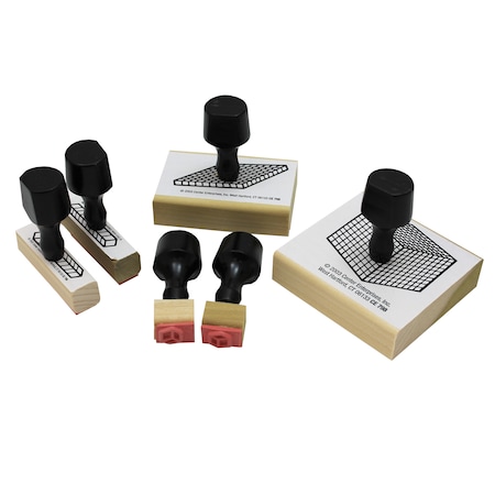 Learning Advantage Base 10 Block Stamps, 6 Pieces 798